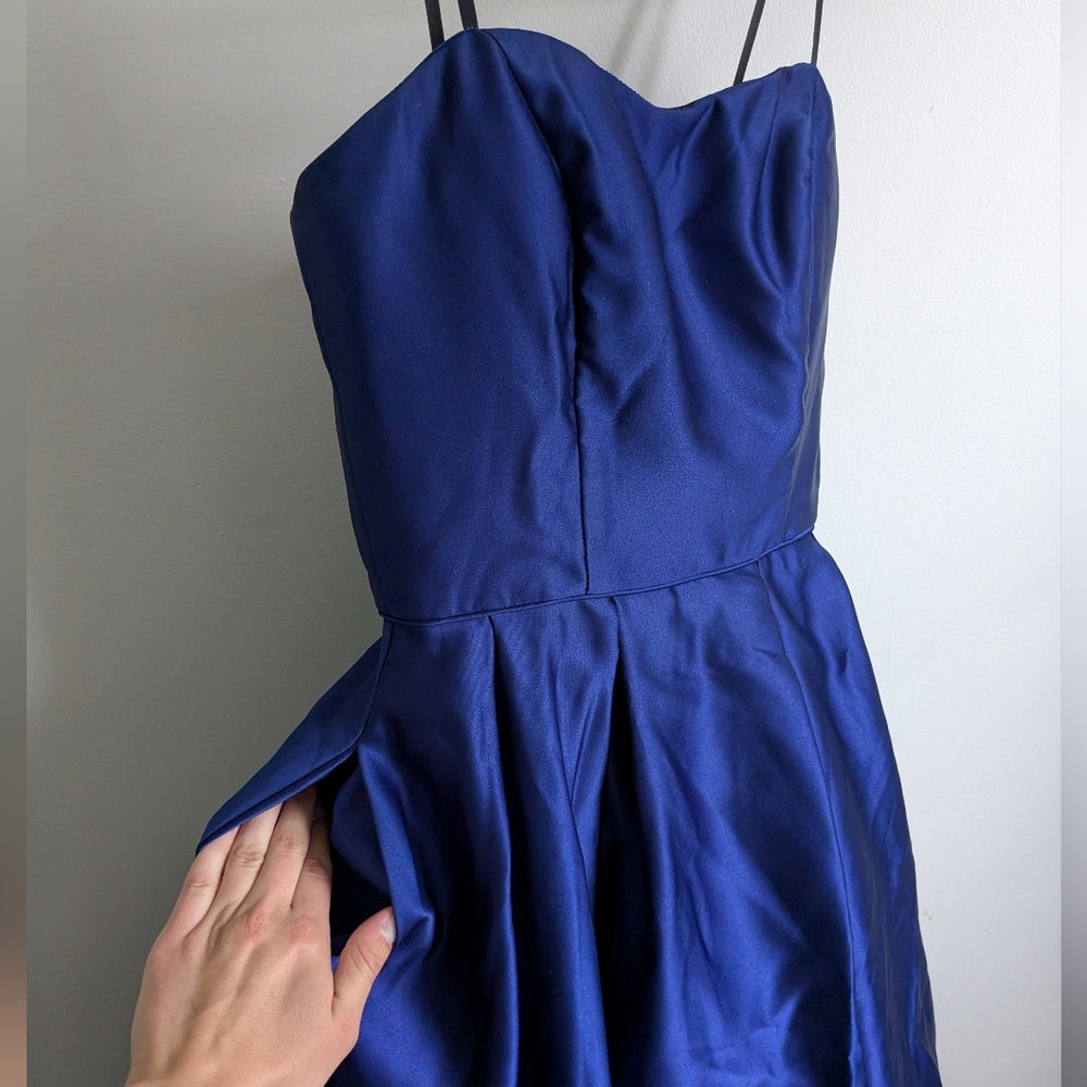 Betsy Adam Royal Blue Gown